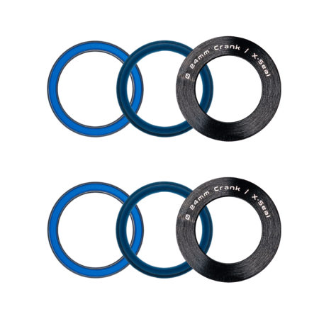 30407 2.5 Steel bearing replacement kit for Shimano cranks