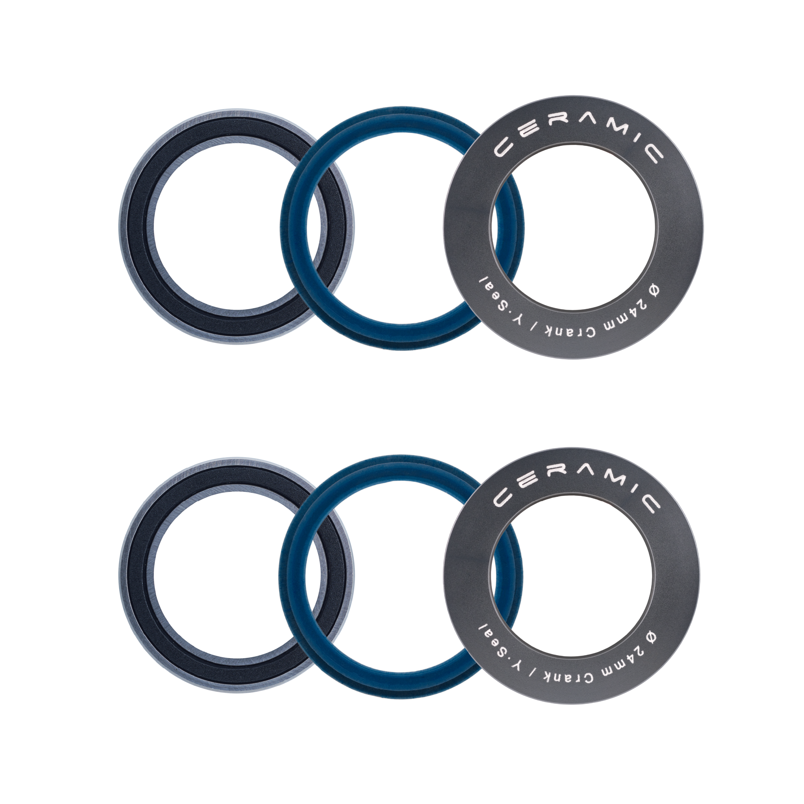 25376 Ceramic Bearing replacement kit for bottom bracket. Shimano cranks